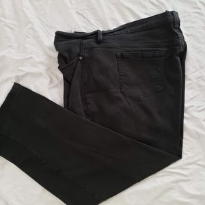 Gloria Vanderbilt black jeans, size 24W